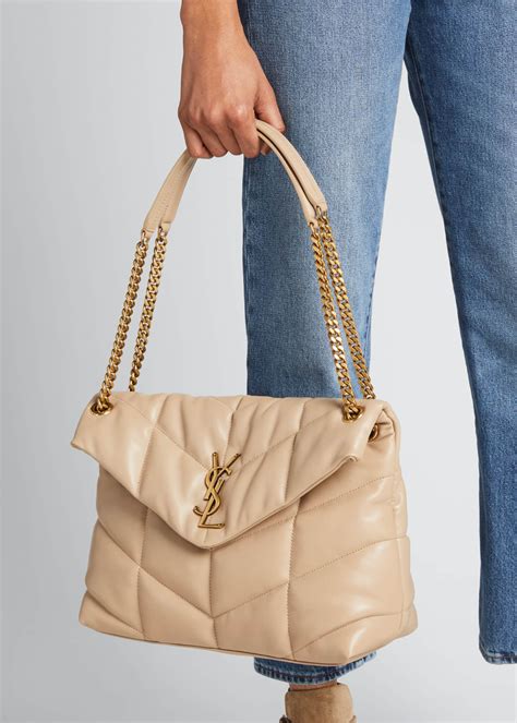 ysl loulou quilted leather shoulder bag|ysl loulou puffer suede.